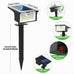 nipify 10 Pack 62 LED Solar Spot Lights Outdoor Motion Sensor with 3 Modes