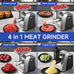 Electric Meat Grinder for Home,Sausage Stuffer and Kubbe Maker