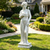 Outdoor Statue, Nymph Sculpture Goddess of Greek Mythology Roman Style for Garden Patio Yard Lawn Porch Decor, Ivory