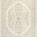 Abani Oriental & Vintage Area Rug - 4'x6' Beige Rectangle Rug for Living Room & Bedroom - Alara Vintage Collection