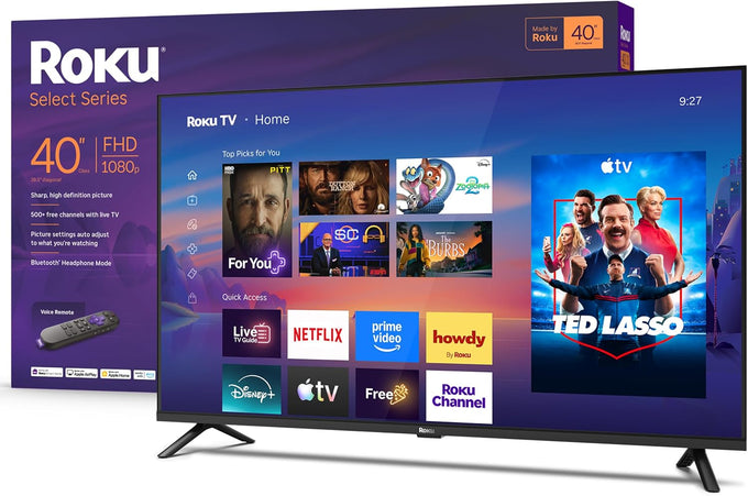 Roku 40-Inch Select Series Smart TV 2026-1080p Full HD TV - RokuTV