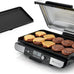 Ninja® Sizzle™ Indoor Grill & Griddle, 14'', 500°F, Grey/Silver, GR101