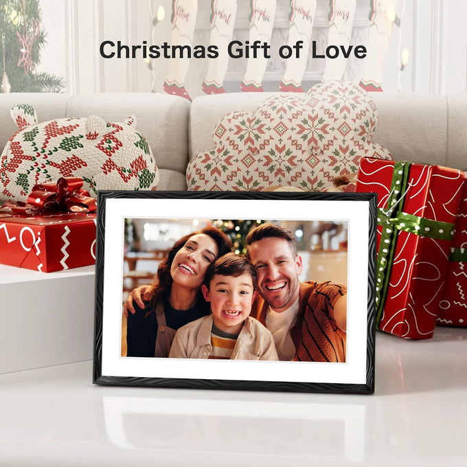 Frameo Digital Picture Frame, 10.1'' Frameo Digital Photo Frame WiFi, 32GB