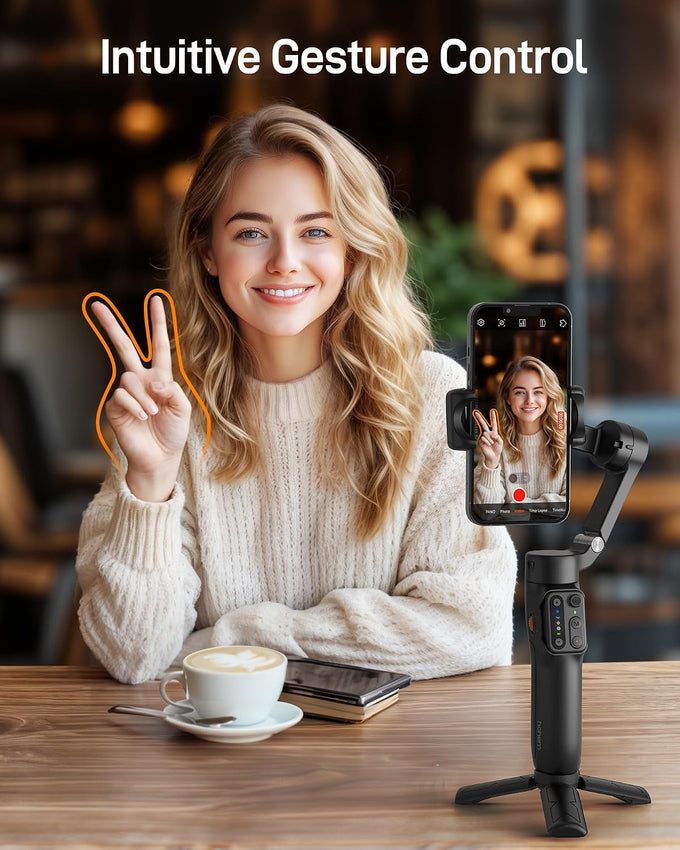 hohem iSteady X3 SE 3-Axis Gimbal Stabilizer for iPhone & Android, Black