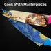 CHEF'S VISION Masterpiece Knife Set, 6-Piece Stainless Steel Kitchen Knives