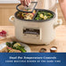 Crock-Pot MultiMeal Multicooker and Programmable Slow Cooker with Bake Function, Create 2 Dishes Simultaneously, Two 3.7qt Nonstick Pots Feed 8+ People, Dishwasher-Safe