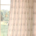 DrapePalette - Linen Blend Pinch Pleated Curtains 96 Inches Long for Living Room, Bedroom, Dining Room, Light Filtering Curtains 2 Panels Set, Modern Floral Printed Design, Beige White, 30" W x 96" L