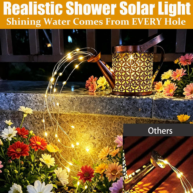Merrytech Solar Watering Can Light,Garden Decor Gifts for Mom Grandma Large