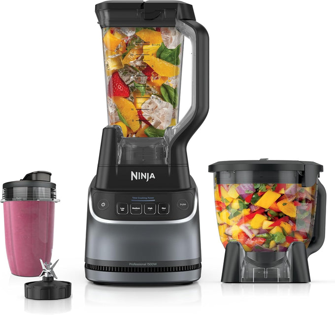 Ninja Blender Pro+, 1100W, 72oz Pitcher, 2 Cups, BL660