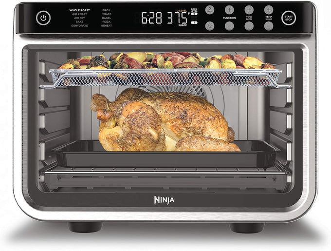 Ninja Double Oven Pro Smart XL, 30.2 Qt, 12-in-1, Cyberspace, DCT801BL