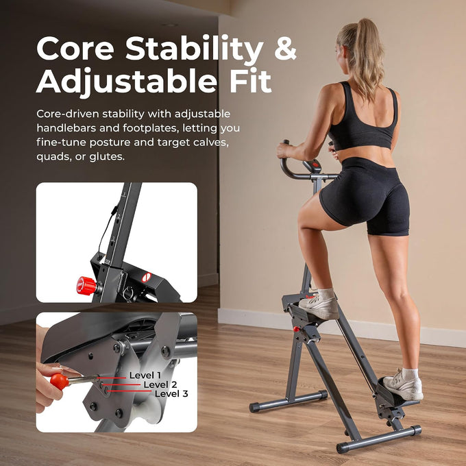 Sunny Health & Fitness Climbing Stair Stepper for Home Gym