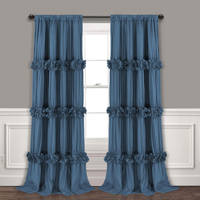 Homechoice Decor Thermal Insulated Window Curtains, 42" W x 63" L (Pair)