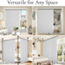 Fabric Vertical Shades & Blinds, 100% Blackout Door Shades, Window Shade, Vertical Shade for Sliding Doors, 1 Panel, W100 x L84, White