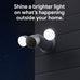Google Nest Cam with Floodlight - Outdoor Camera - Floodlight Security Camera, White, 1 Count (Pack of 1)