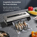 Mesliese 90kPa Vacuum Sealer, Dry/Moist Modes, 2 Bag Rolls & 5 Pre-cut Bags