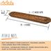 Decorative Wooden Dough Bowl Decor Approx 30 Inch, Hand Carved Spanish Oak