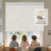 GENIMO Cordless Blackout Roller Shades, 53" W X 72" H, Ivory White