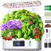 Ahopegarden Hydroponics Growing System Kit: 12 Pods with LCD Control Panel