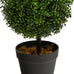 Nearly Natural 36 in Artificial Triple Ball Boxwood Topiary Tree with Pot
