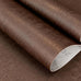 Bumoo Brown Peel and Stick Limewash Wallpaper 16'' x 590'' Coffee Concrete Self-Adhesive Cholocate Contact Paper Modern Texture Moody Leather Waterproof Matte Mural for Living Room Garage Kitchen