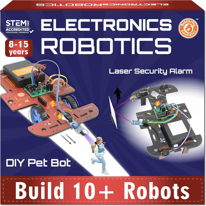 Butterfly EduFields 10in1 STEM Electronics Robotics Kit for Kids Ages 8-12