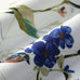 Leeva Bedroom Curtains 84 Inch Length 2 Panels Set, Farmhouse Cute Bird Patterned Living Room Curtains, Grommet Linen Look Light Blocking Window Treatments for Living Room, 42 x 84, Blue