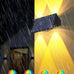 Solar Fence Lights Outdoor,5 Color Modes Up & Down Solar Wall Lights,12Pack
