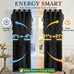 PONY DANCE 100% Blackout Black Curtains for Bedroom, W 52 x L96, 2 Panels