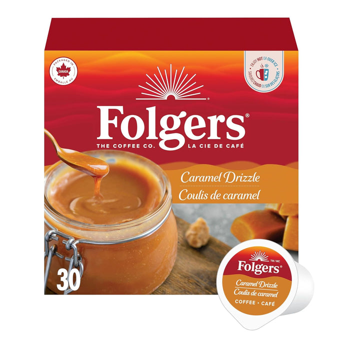 Folgers French Vanilla Artificially Flavored Coffee, K-Cup Pods, 60 Count