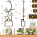 BACEKOLL Plant Stand Indoor with Grow Light, 8 Tier Corner Plant Shelf Tall