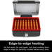 Ninja® Sizzle™ Indoor Grill & Griddle, 14'', 500°F, Grey/Silver, GR101