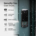 Lockin Veno Plus Smart Lock with Camera, Palm Vein Entry, 2K 180° Video