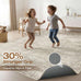 LOONGRUG 8x10 Area Rugs Washable Neutral Modern Rug for Living Room Brown