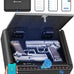 BILLCONCH Smart Gun Safe with Fingerprint, App, Keypad,LCD& Security Cable