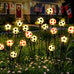 Solar Lights Outdoor Waterproof, 10 Packs 80LED, Solar Garden, Patio, Garden Decor, Patio Decor, Firefly Outdoor, Unique Gifts for Women, Gifts for Grandma