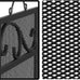 Fire Beauty 3 Panel Wrought Iron Fireplace Screen, Black Spark Guard