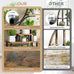 BACEKOLL Plant Stand Indoor with Grow Light, 8 Tier Corner Plant Shelf Tall
