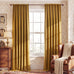 NICETOWN Gold Brown Velvet Curtains for Living Room, 2 Panels, W52 x L144