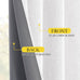 NICETOWN 100% Blackout Linen Curtains 108" Length 2 Panels, Greyish White