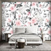 Golden Leaf wall murals Peel and Stick Modern Wallpaper for Bedroom Living Room - 85"x118"