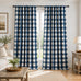 Blackout Curtains for Bedroom, Buffalo Plaid Curtains for Living Room