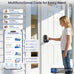 Veise VE018 Fingerprint Keypad Smart Door Knob Handle Lock, Matte Black
