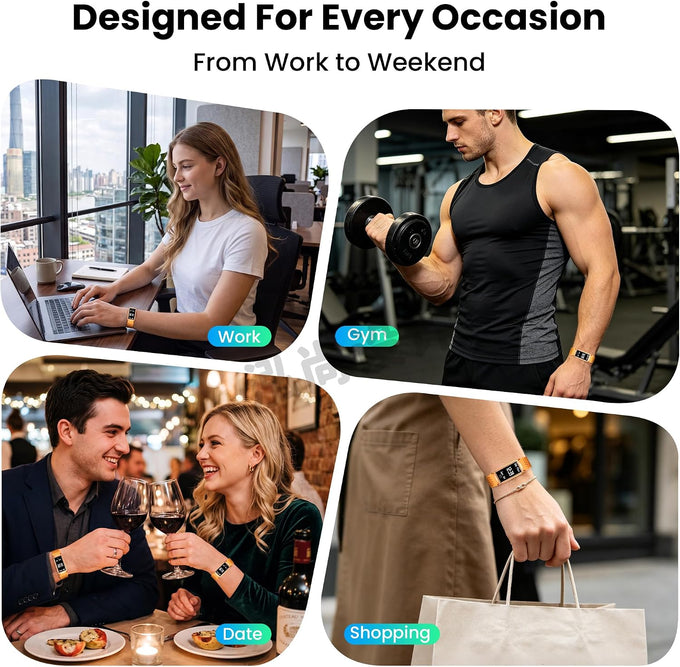 Fitness Tracker with Heart Rate & Sleep Tracking