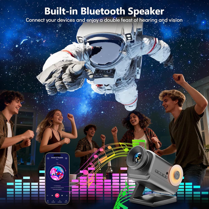 Rossetta 3D Projector with 60 Scenes, Galaxy Star Projector for Room Decor