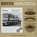 Boyd's Organic Red Wagon Dark Roast Coffee Pods Keurig Compatible, 72 Count