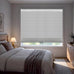 No Tools No Drill Cordless Blackout Cellular Shades White, 34" W x 48" H