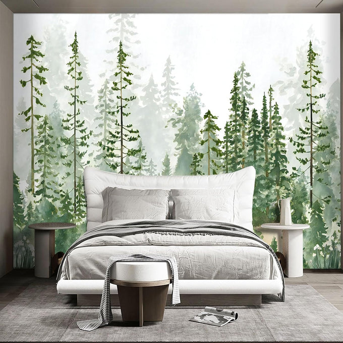 Golden Leaf wall murals Peel and Stick Modern Wallpaper for Bedroom Living Room - 85"x118"