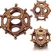 Lord of Battles Roman Bronze Metal Dodecahedron | Lost-Wax Cast Ancient Artifact Replica | Mysterious Relic for Collectors & History Lovers - 82 Grams (Solid Bronze (Antique))