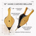 UniFlame 19 Inch Oversized Hand Carved Bellow (C-6162)