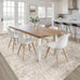 LOONGRUG 8x10 Area Rugs Washable Neutral Modern Rug for Living Room Brown